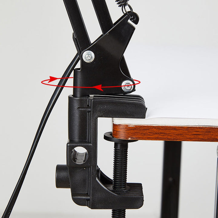 Lisslune | Modern minimalist retractable table lamp with long arm and clip made of ABS with 1 light for the bedroom
