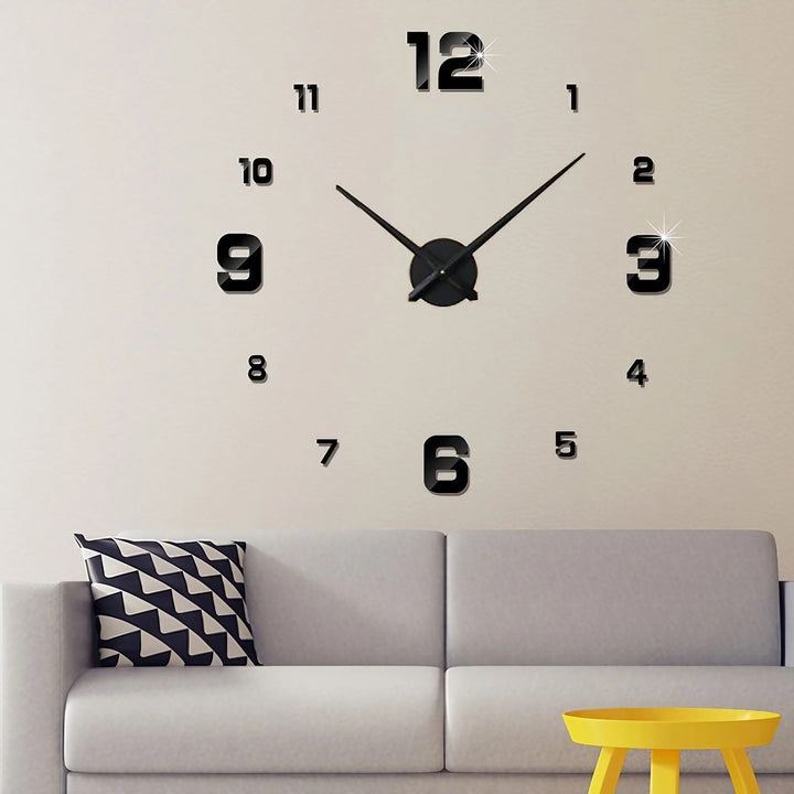 Lisslune | 3D-LED wall clock – frameless DIY design