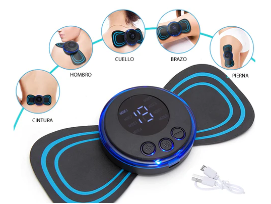 Lisslune | Portable massager with 8 modes and LCD screen