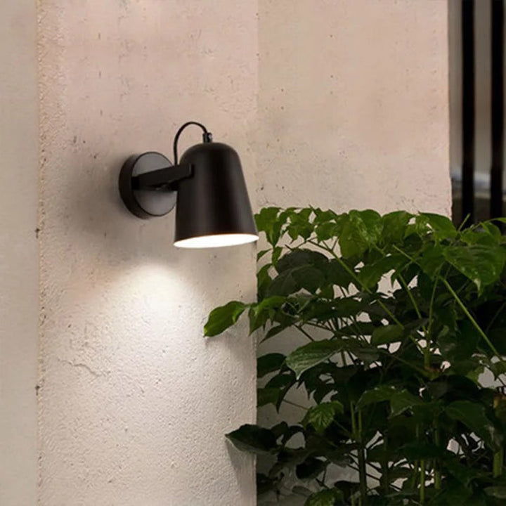 Skørter | Nordic 1-Light Wall Lamp Rotatable Wall Mount Light Fixture with Iron Shade for Living Room
