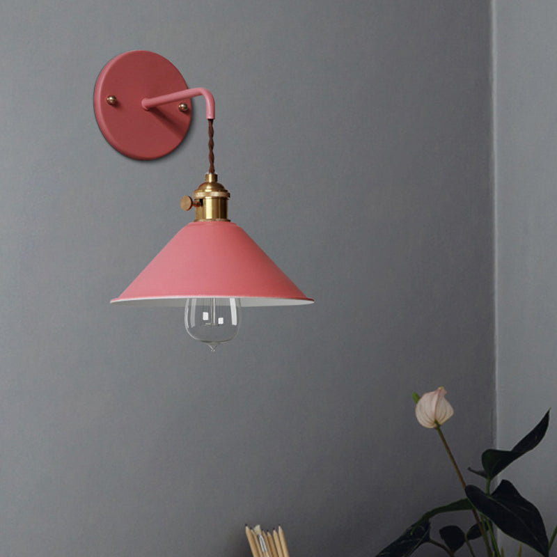 Lisslune | Pointed Wall Light Simplicity Metal 1 Light Wall Mounting Lighting for Living Room