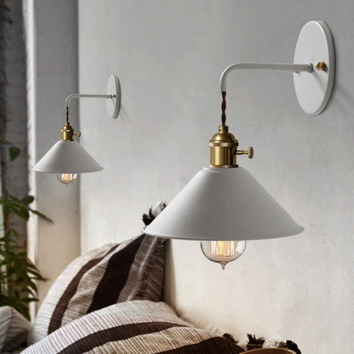 Lisslune | Pointed Wall Light Simplicity Metal 1 Light Wall Mounting Lighting for Living Room