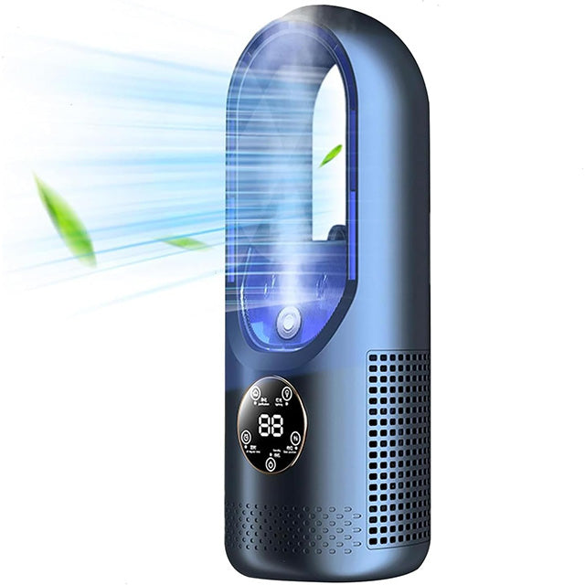 Lisslune | Bladeless Portable Air Conditioner | Ultra-Quiet, Ergonomic Design & Ideal for Home and Office Use