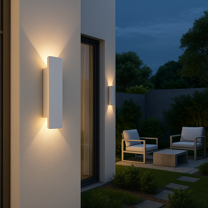 Lisslune | Streamline LED Outdoor Wall Light – Weatherproof IP65 – 4 Sizes Available