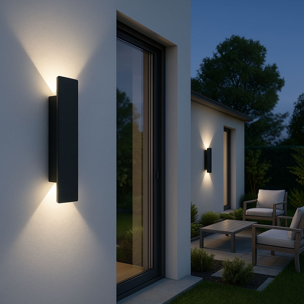 Lisslune | Streamline LED Outdoor Wall Light – Weatherproof IP65 – 4 Sizes Available
