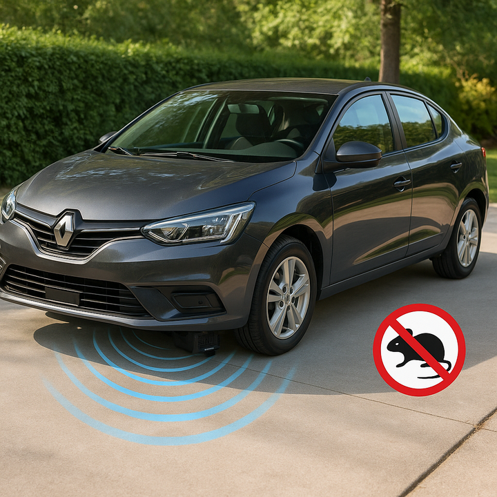Lisslune | Ultrasonic Car Mice Repeller | Portable. Self-Powered & Effective for Vehicle Protection Against Rodents