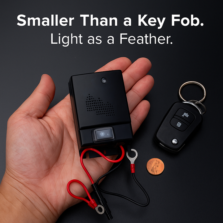 Lisslune | Ultrasonic Car Mice Repeller | Portable. Self-Powered & Effective for Vehicle Protection Against Rodents