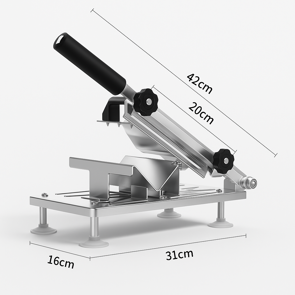 Lisslune | SlicePro – Stainless Steel Food Slicer for Home Use | Adjustable Thickness | Precision Cutting