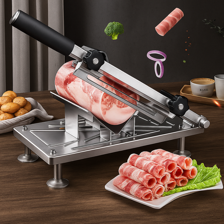 Lisslune | SlicePro – Stainless Steel Food Slicer for Home Use | Adjustable Thickness | Precision Cutting