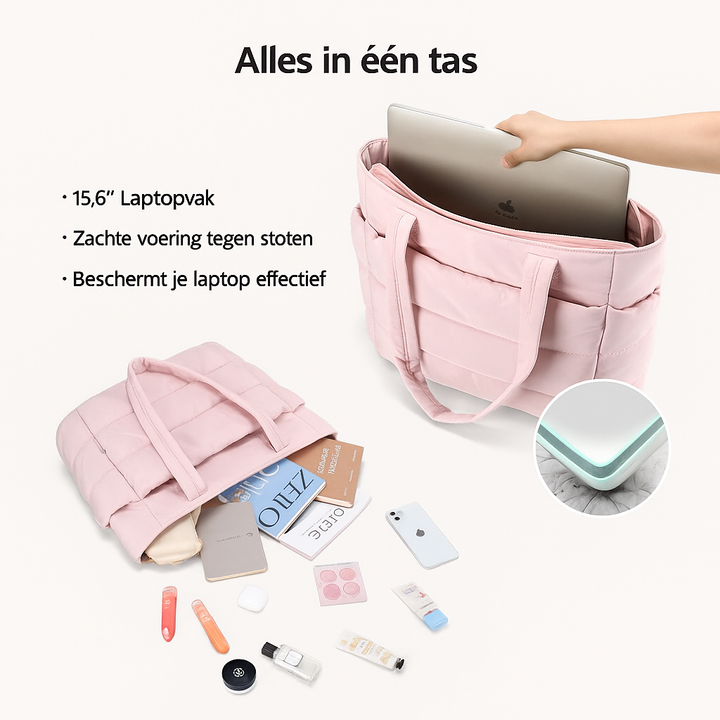 Lisslune | DraagMeega Luxury Day Backpack – Lightweight, Padded & Versatile for Every Day