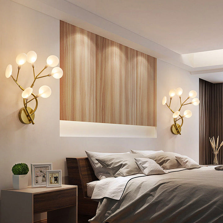 Lisslune | Modern Firefly Wall Mount Light Fixture Acrylic LED Nightstand Wall Lighting Ideas