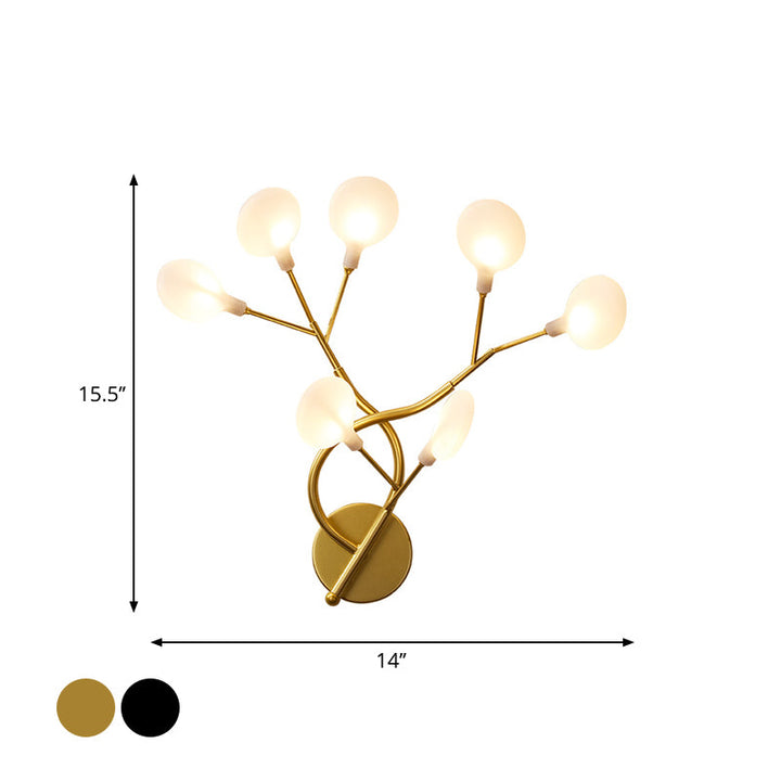 Lisslune | Modern Firefly Wall Mount Light Fixture Acrylic LED Nightstand Wall Lighting Ideas