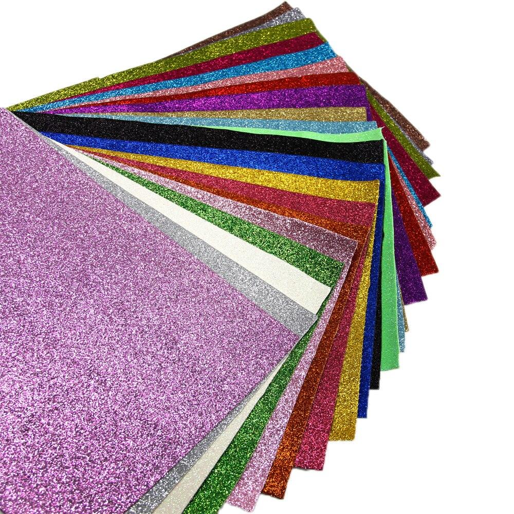 Lisslune | Sparkling Glitter Synthetic Leather Craft Sheets: The Ultimate DIY Glam Kit