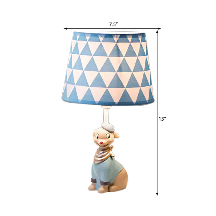 Lisslune | PupGlow – lively blue dog desk lamp for children