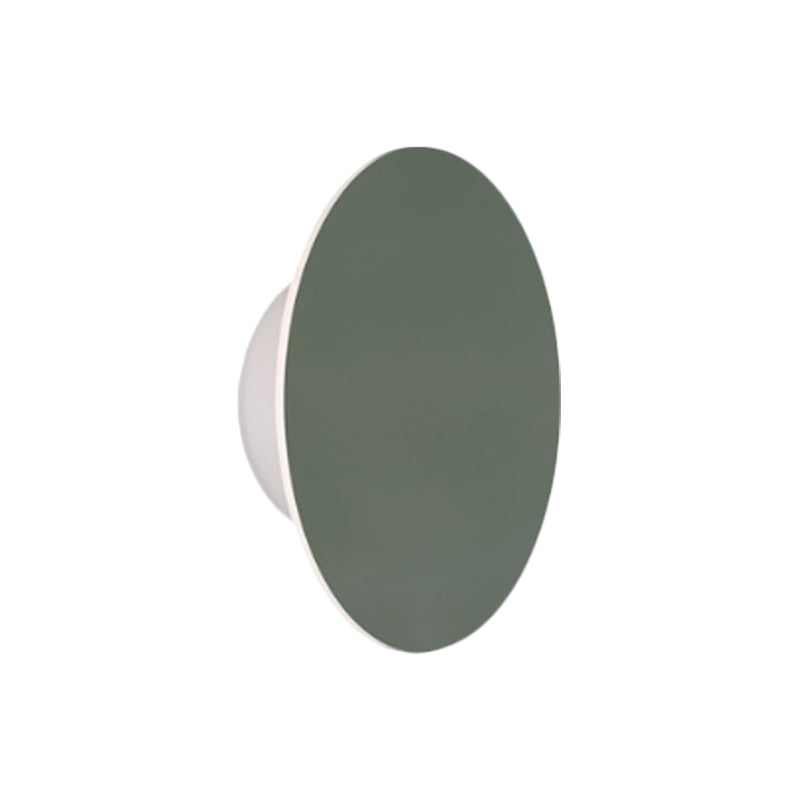 Skørter | Nordic Style Macaron Color Wall Lamp Round Metal Wall Lamp for Stair Foyer
