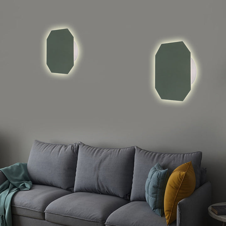 Skørter | Nordic Style Macaron Color Wall Lamp Round Metal Wall Lamp for Stair Foyer