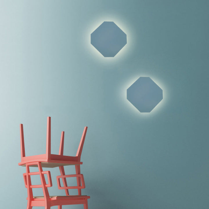 Skørter | Nordic Style Macaron Color Wall Lamp Round Metal Wall Lamp for Stair Foyer