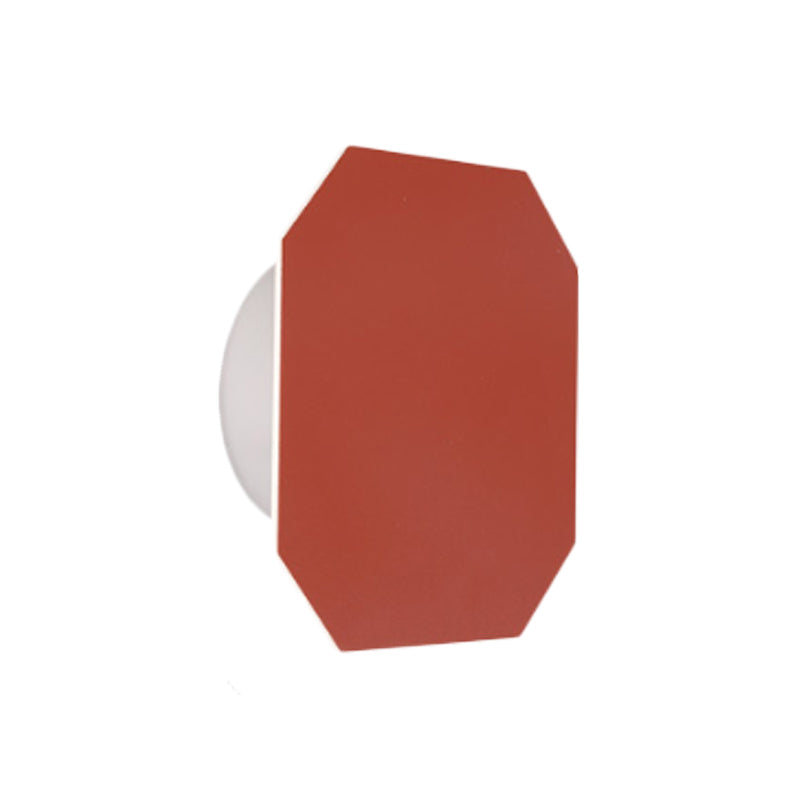 Skørter | Nordic Style Macaron Color Wall Lamp Round Metal Wall Lamp for Stair Foyer