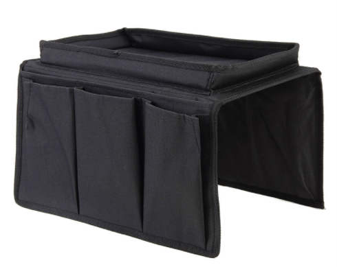 Lisslune | Elegant Sofa Armrest Tray with Organizer for Drinks and Accessories