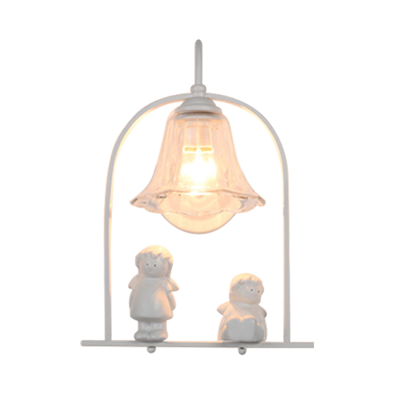 Skørter | White Small Children's Deco Wall Lamp A Light Modern Stylish Metal Wall Lamp for the Kitchen