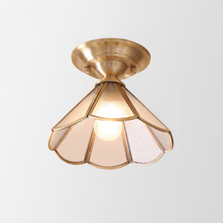 Lisslune | GoldenAura - Colonial Semi Flush Mount Lighting