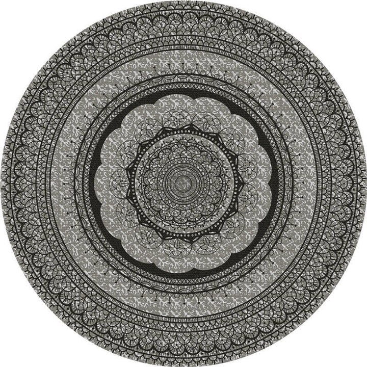 Lisslune | Exotic Moroccan Carpet Multicolored Floral Pattern Rug Non-Slip Pet-Friendly Stain-Resistant Rug for Home