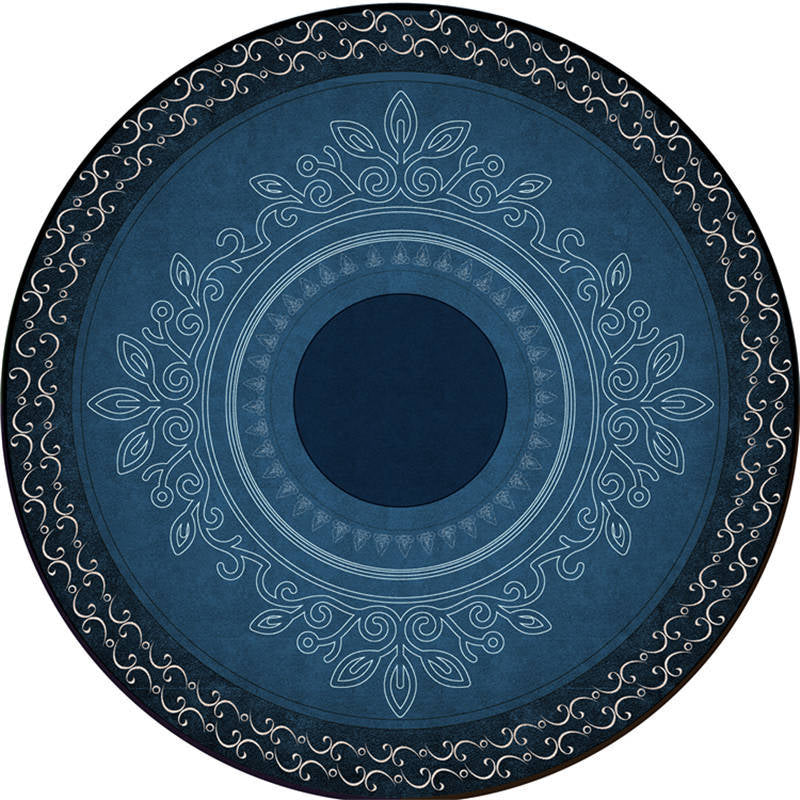 Lisslune | Exotic Moroccan Carpet Multicolored Floral Pattern Rug Non-Slip Pet-Friendly Stain-Resistant Rug for Home
