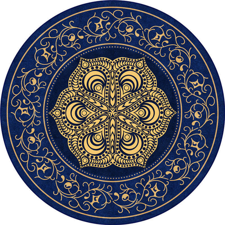 Lisslune | Exotic Moroccan Carpet Multicolored Floral Pattern Rug Non-Slip Pet-Friendly Stain-Resistant Rug for Home