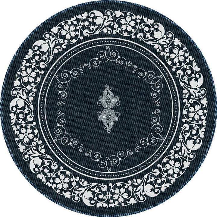 Lisslune | Exotic Moroccan Carpet Multicolored Floral Pattern Rug Non-Slip Pet-Friendly Stain-Resistant Rug for Home
