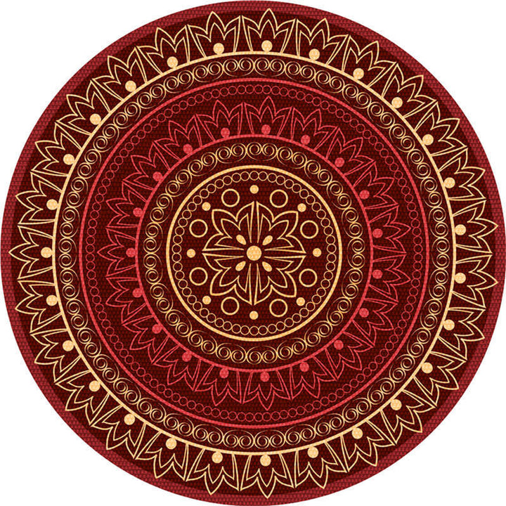Lisslune | Exotic Moroccan Carpet Multicolored Floral Pattern Rug Non-Slip Pet-Friendly Stain-Resistant Rug for Home