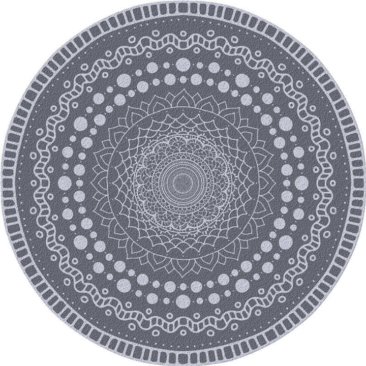 Lisslune | Exotic Moroccan Carpet Multicolored Floral Pattern Rug Non-Slip Pet-Friendly Stain-Resistant Rug for Home