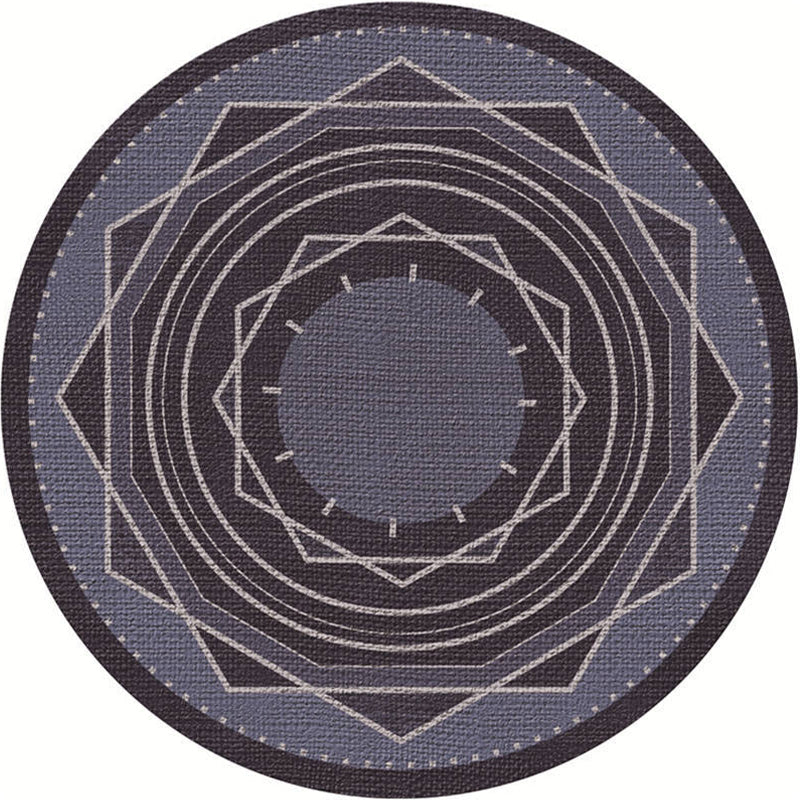 Lisslune | Exotic Moroccan Carpet Multicolored Floral Pattern Rug Non-Slip Pet-Friendly Stain-Resistant Rug for Home