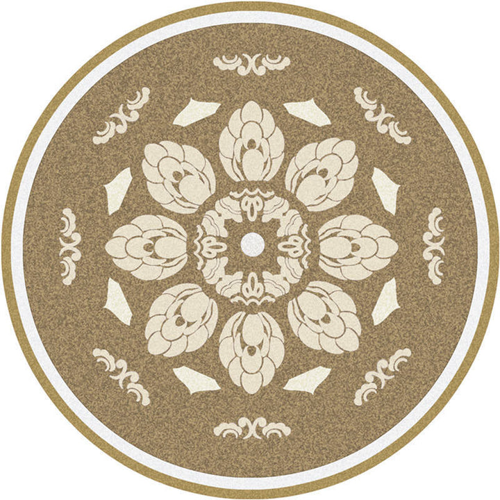 Lisslune | Exotic Moroccan Carpet Multicolored Floral Pattern Rug Non-Slip Pet-Friendly Stain-Resistant Rug for Home