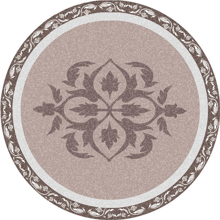 Lisslune | Moroccan Living Room Carpet Multicolored Flower Carpet Polyester Machine Washable Stain Resistant Non-Slip Backing Carpet