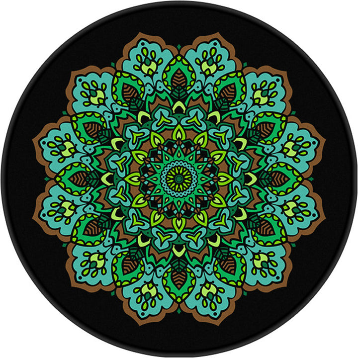 Lisslune | Nostalgic Multicolor Tribeprint Carpet Polypropylene Moroccan Carpet Pet Friendly Stain Resistant Non-Slip Carpet for Large Room