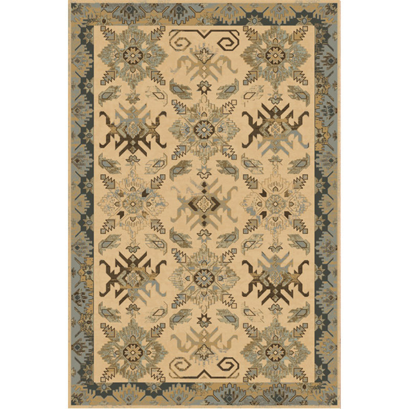 Lisslune | Unusual diamond patterned rug Multicolored Moroccan rug Polyester pet-friendly stain resistant non-slip rug for the living room
