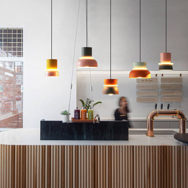 Lisslune | Nordic Colorful Macaron 1-Light LED Pendant Light
