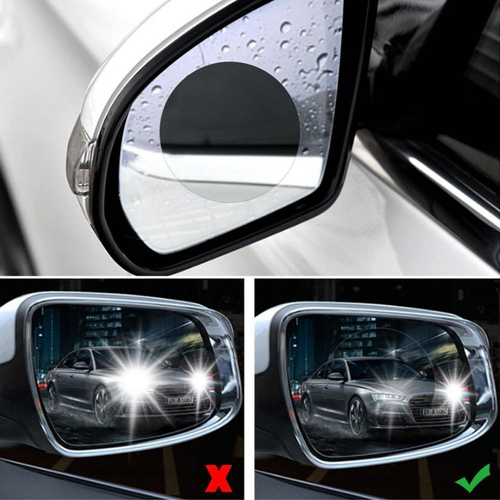 Lisslune | Car rearview mirror protective film, rainproof film, highly rainproof, anti-fog, clear visibility-2pcs