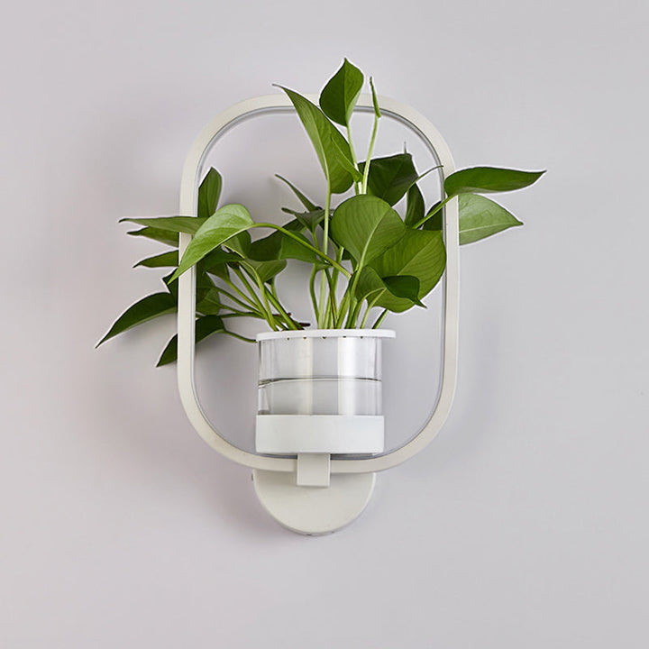 Skørter | Geometric Ring Living Room Plants Wall Lamp Light Aluminium Simple Minimalist LED Wall Mount Light