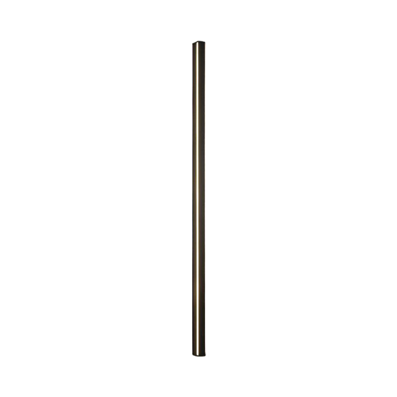 Lisslune | Rectangular Linear Wall Reading Light Minimalist Metal Bedroom LED Wall Mounted Lighting in Black