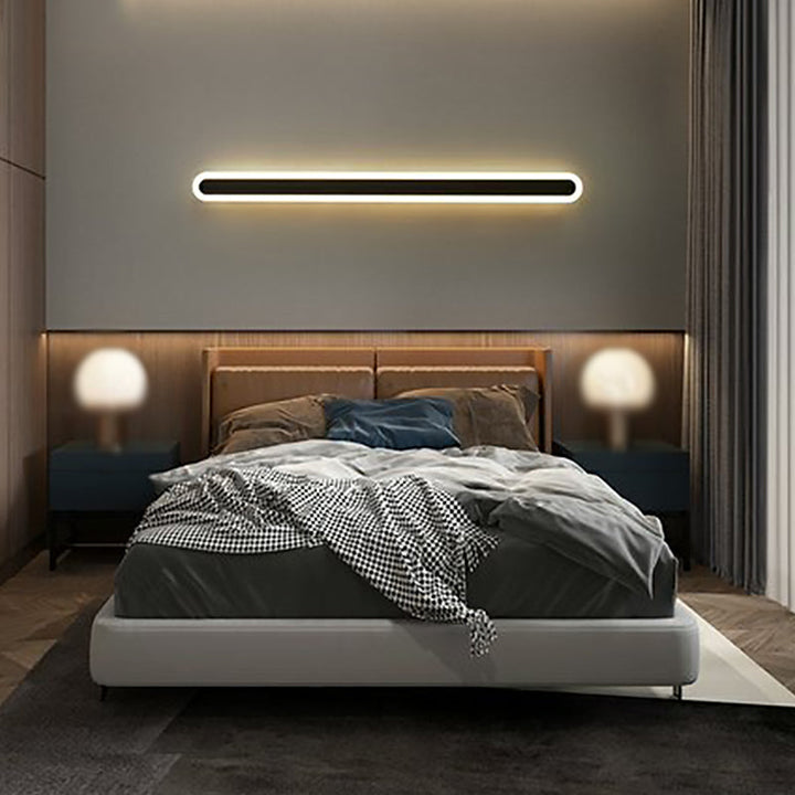 Lisslune | Stripe-shaped Bedroom LED Wall Light Metal Simplicity Wall Lighting