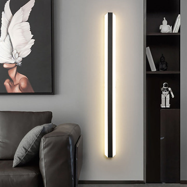 Lisslune | Stripe-shaped Bedroom LED Wall Light Metal Simplicity Wall Lighting