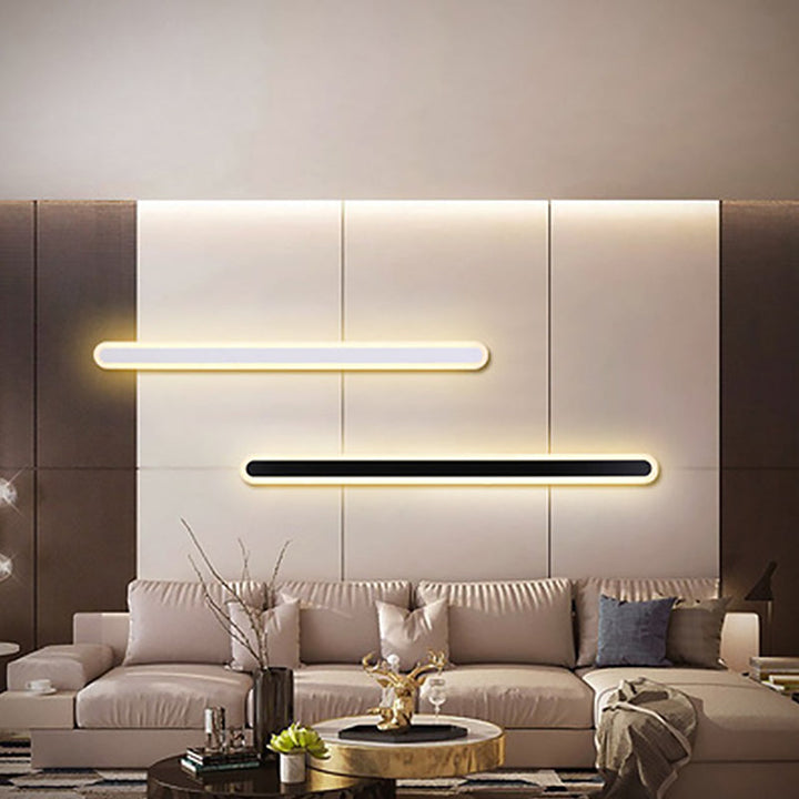 Lisslune | Stripe-shaped Bedroom LED Wall Light Metal Simplicity Wall Lighting