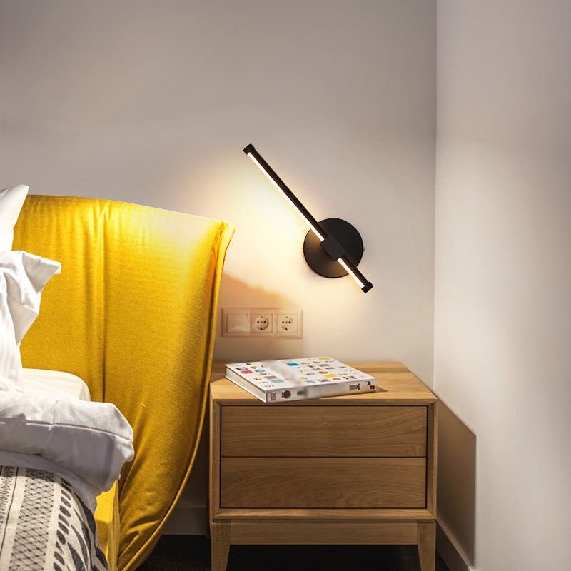 Skørter | Simple Stick Shaped LED Wall Light Acrylic Living Room Wall Lamp Fixture