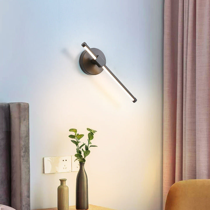 Skørter | Simple Stick Shaped LED Wall Light Acrylic Living Room Wall Lamp Fixture