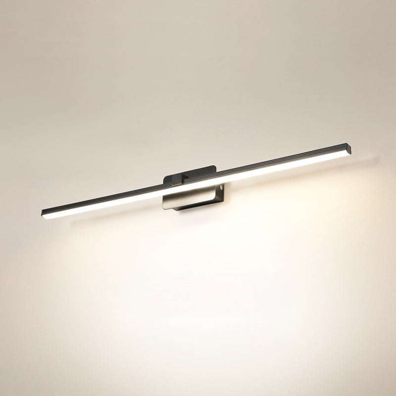 Lisslune | Minimalism Linear Shaped Wall Lamp LED Sconce Metal Guest WC Wall Lighting Fixture