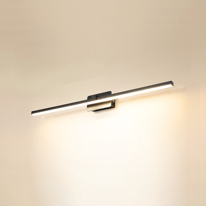 Lisslune | Minimalism Linear Shaped Wall Lamp LED Sconce Metal Guest WC Wall Lighting Fixture