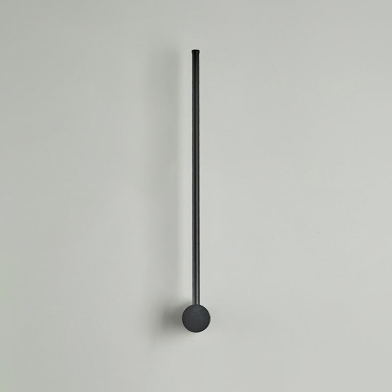 Skørter | Slim Tube Shaped Wall Lighting Contemporary Metal Living Room LED Wall Lamp Fixture