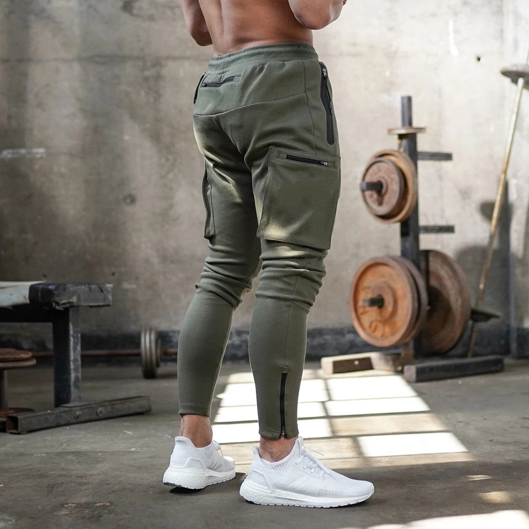 Men's sporty fitness jogging pants with practical pockets Lisslune
