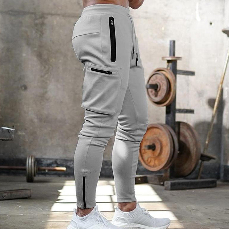 Men's sporty fitness jogging pants with practical pockets Lisslune